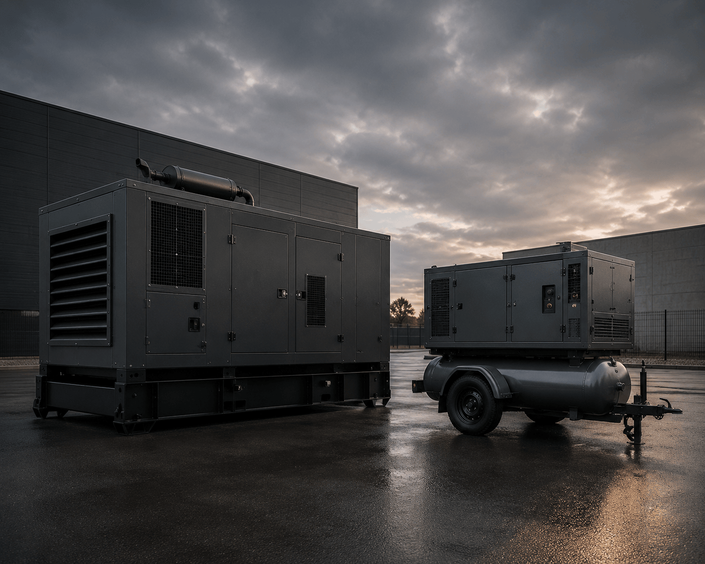 Diesel generator & compressor