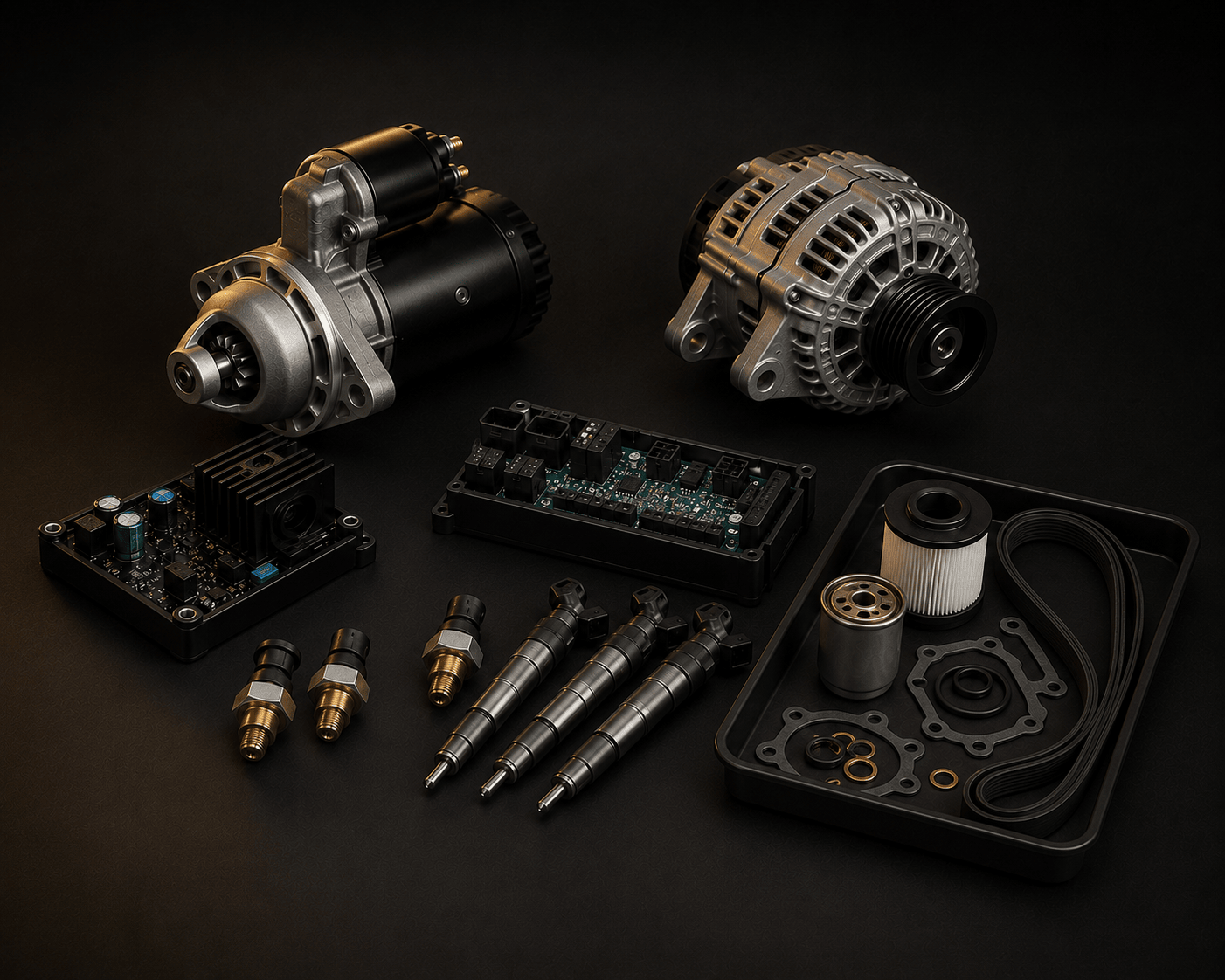 Generator & engine parts