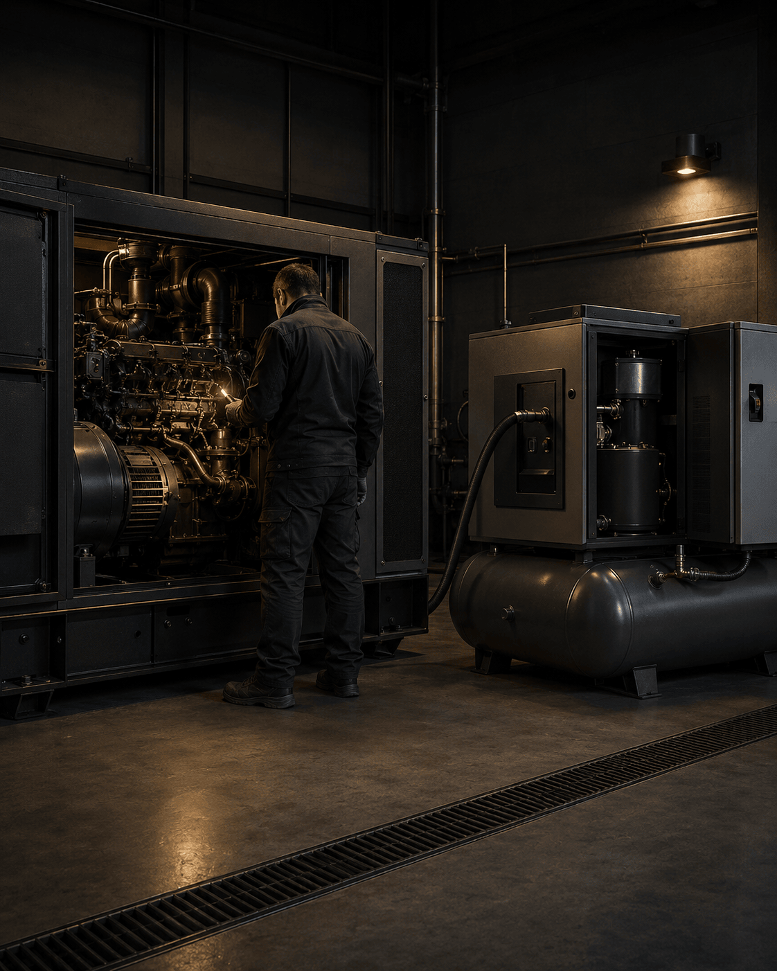 Workshop: generator / compressor service